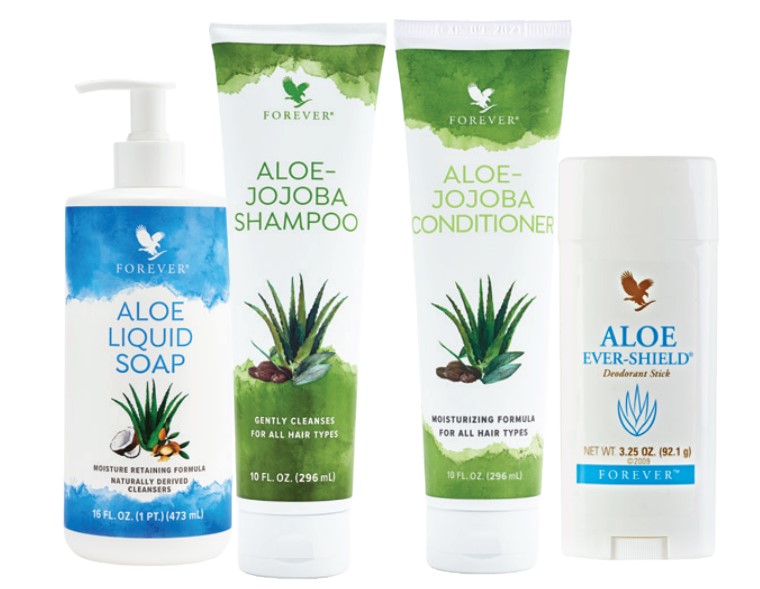 Personal Care Products with Aloe Vera